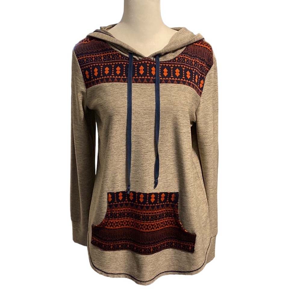 Boho trendy lightweight hoodie
